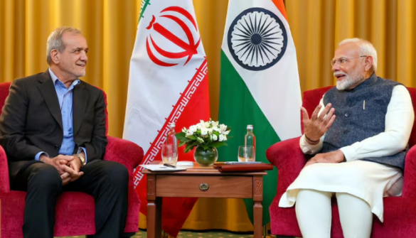 Indian PM and Iranian President Share a Talk on Global Conflicts During Their Visit in Russia