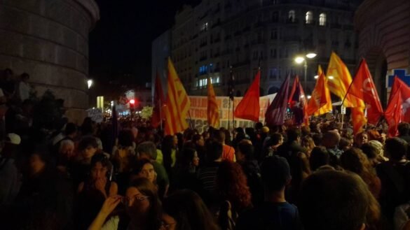 Protest in Valencia Over Flood Response