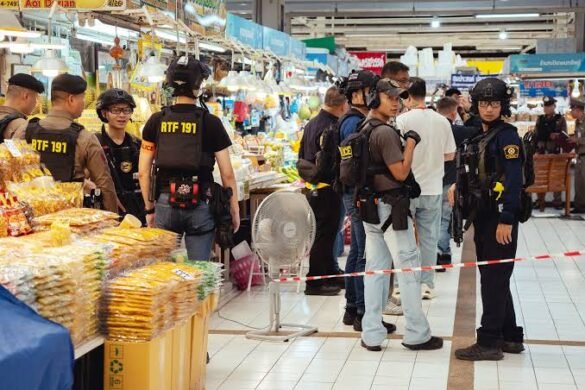 Bangkok market shooting